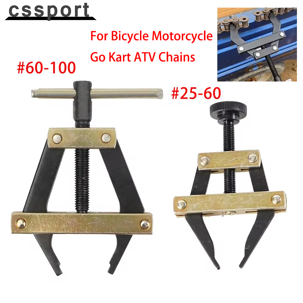 Chain Kit Motorcycle - ชุดเครื่องมือตัดโซ่แบบลูกกลิ้ง #25-60 #60-100สำหรับจักรยานมอเตอร์ไซค์รถโกคาร์ทเครื่องมือสำหรับเปลี่ยนเครื่องมือเชื่อมต่อ