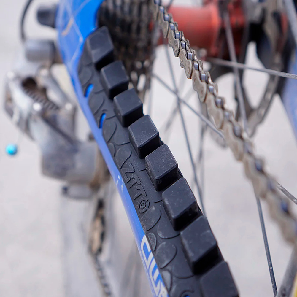 Bicycle Chain - แผ่นกันโซ่จักรยานซิลิโคน 3 มิติ สติกเกอร์ป้องกันโซ่ แผ่นป้องกันโซ่เฟรมจักรยาน สำหรับจักรยานเสือหมอบและเสือภูเขา