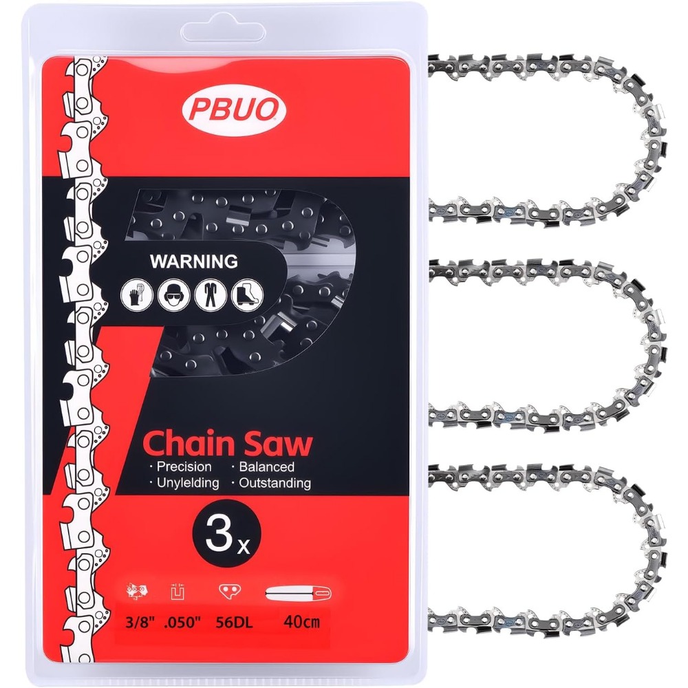 Ansi Chain - โซ่เลื่อยยนต์แบบหลายใบมีดขนาด 16 นิ้ว, 3/8