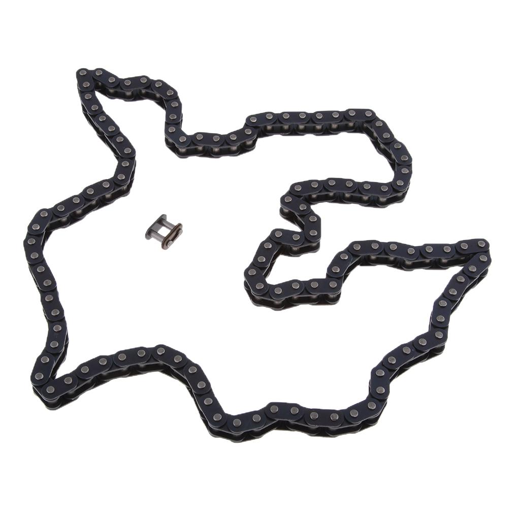 Motorcycle Parts Chain - โซ่ลูกกลิ้ง 58 116 พร้อมข้อต่อหลัก โซ่ขับมอเตอร์ไซค์ อะไหล่มินิไบค์