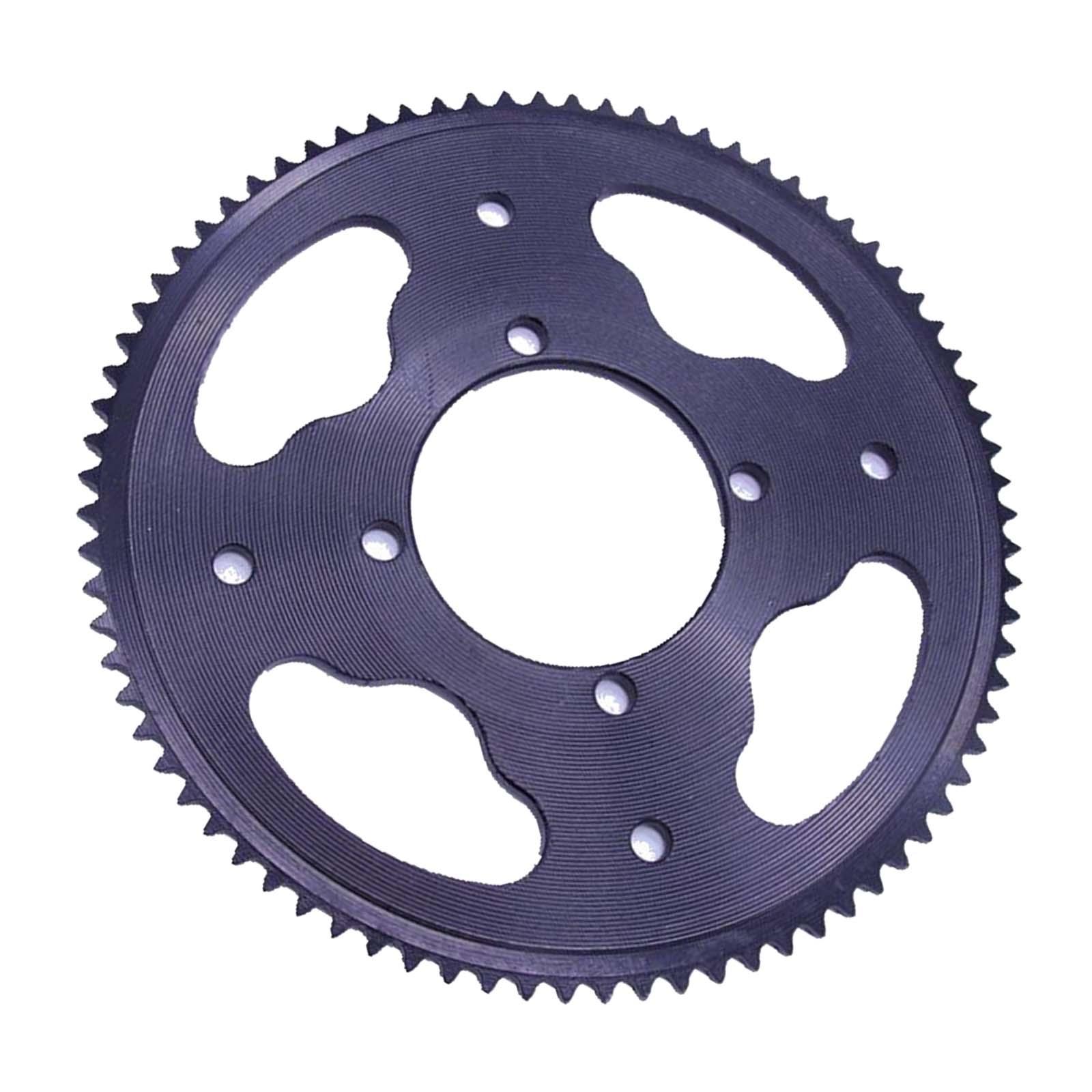 Chain Sprocket Set - เฟืองห่วงโซ่ด้านหลังเหล็กอเนกประสงค์25H 80T ติดตั้งได้ง่ายอะไหล่ซ่อมแข็งแรงสำหรับ47cc 49cc รถจักรยานยนต์ขนาดเล็ก