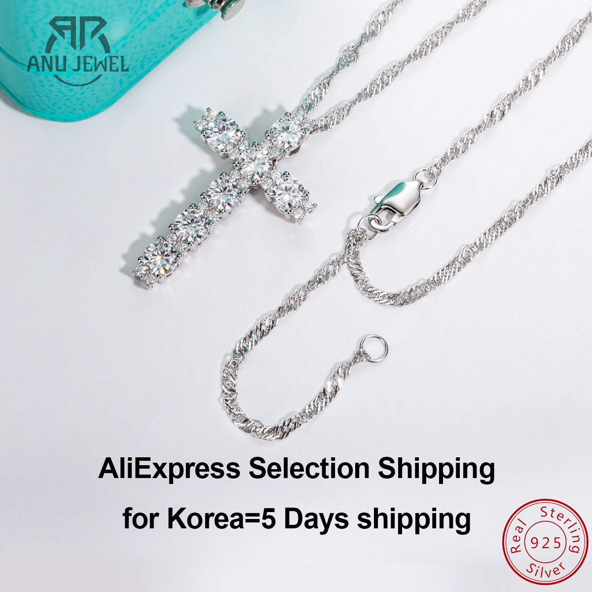 AnuJewel 4MM 2.1 กะรัต D สี Mo - Ansi Chain บทวิจารณ์และราคา