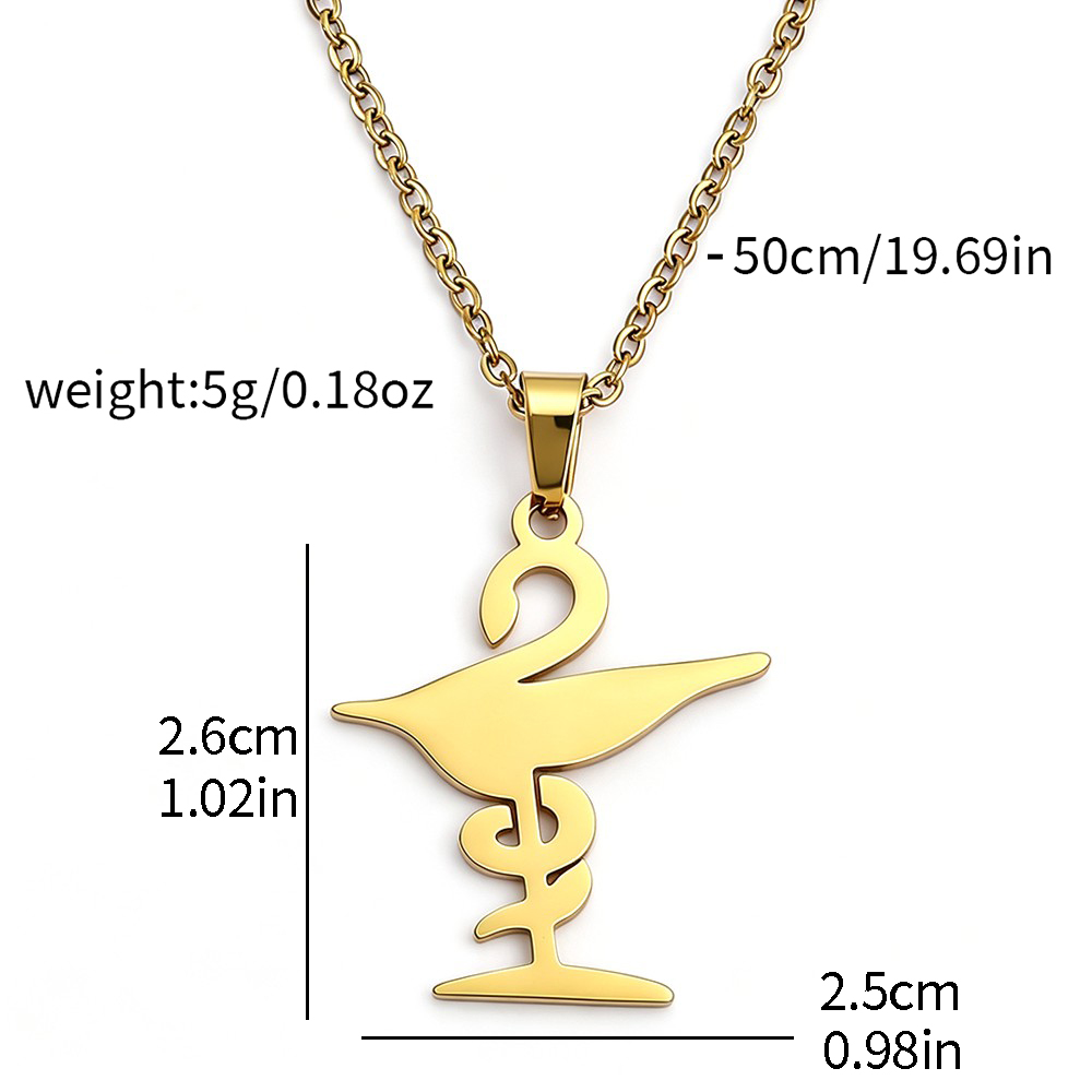 สร้อยคอโบวล์แห่งไฮเจีย, จี้สัญ - Steel Chain บทวิจารณ์และราคา