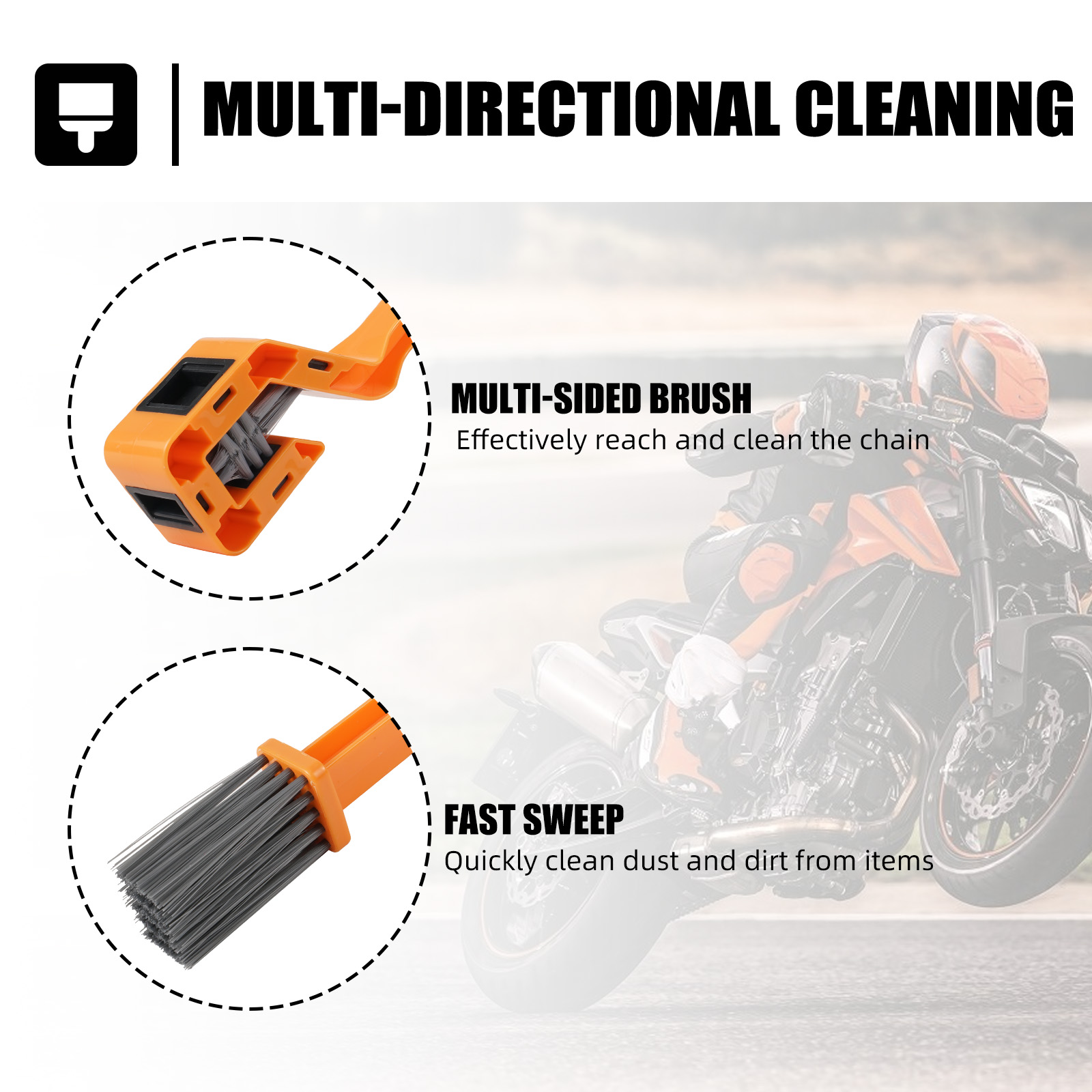 แปรงทำความสะอาดโซ่รถมอเตอร์ไซค - Xcm Chain บทวิจารณ์และราคา