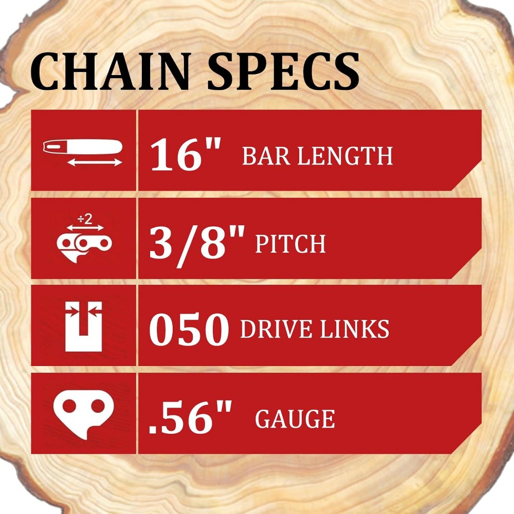 โซ่เลื่อยยนต์แบบหลายใบมีดขนาด  - Ansi Chain บทวิจารณ์และราคา